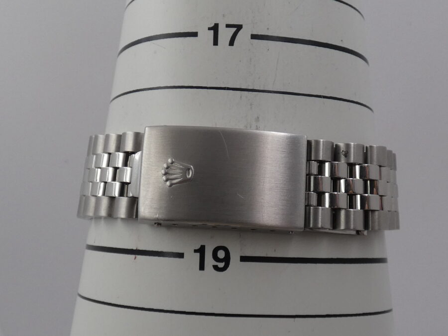 Rolex Datejust 36 Jubilee 1601 Ardesia Taupe Dial Lunetta Oro Bianco 18Kt Automatico ANNO 1971 - immagine 11