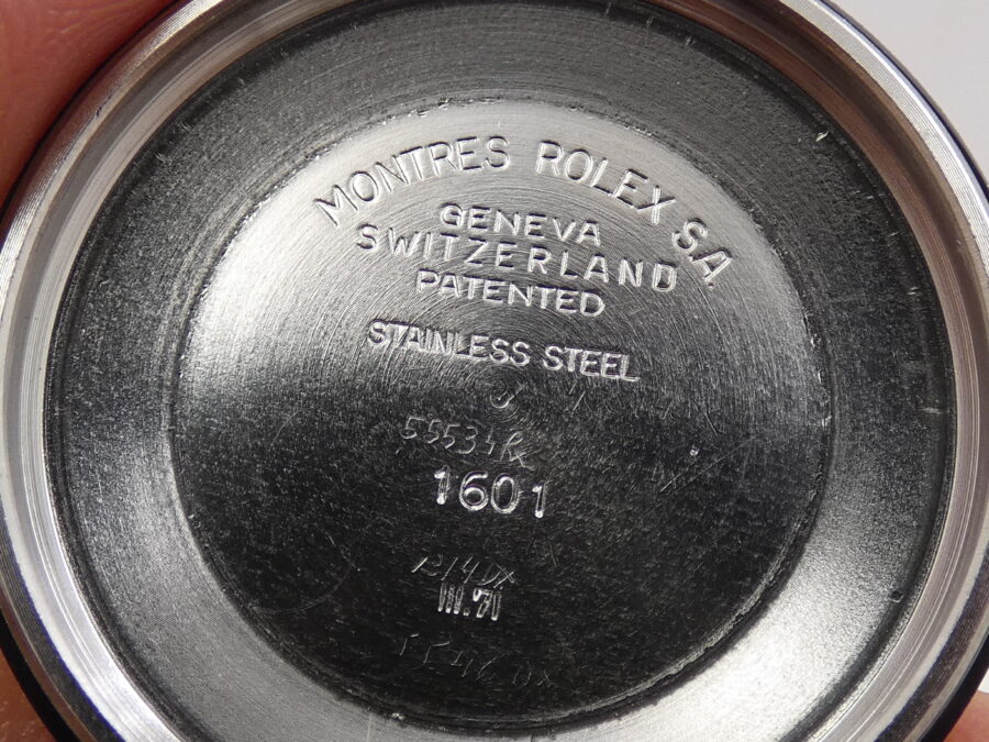 Rolex Datejust 36 Jubilee 1601 Ardesia Taupe Dial Lunetta Oro Bianco 18Kt Automatico ANNO 1971 - immagine 16