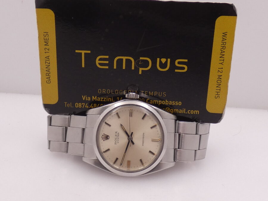 Rolex Oyster Precision 6426 With PAPERS Anno1974 Hand Winding Rivet Bracelet Acciaio - immagine 2