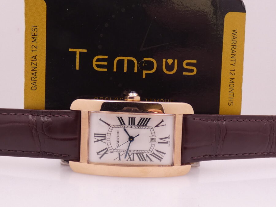 Cartier Rare Tank Americaine 18Kt Rose Gold With PAPERS Automatico Anno 2022 TOP CONDITION - immagine 2