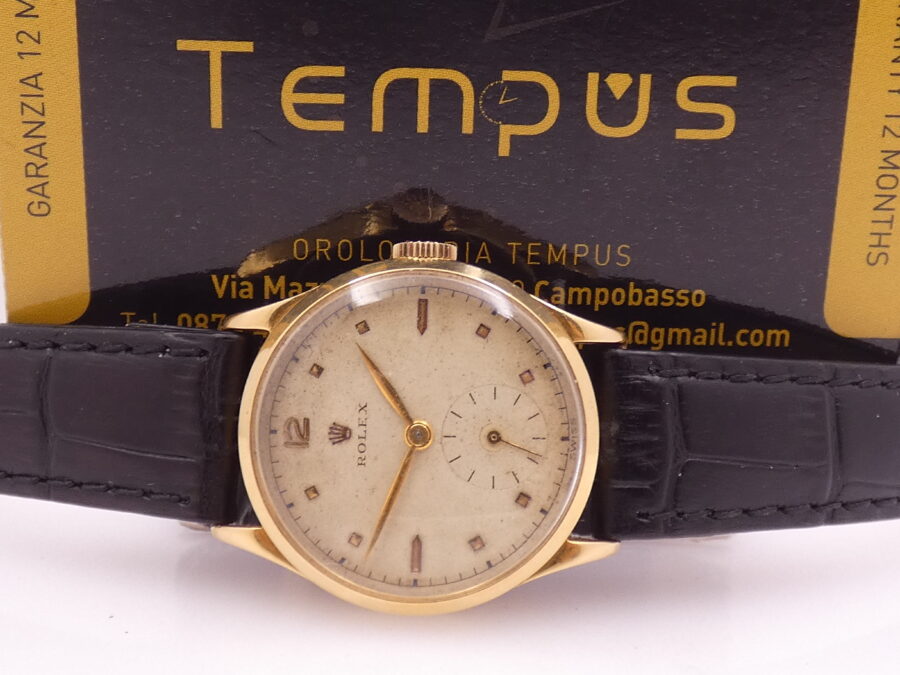 Rolex Precision Chronometer 2552 18Kt Solid Gold YEAR 1955 Manual Winding - immagine 2