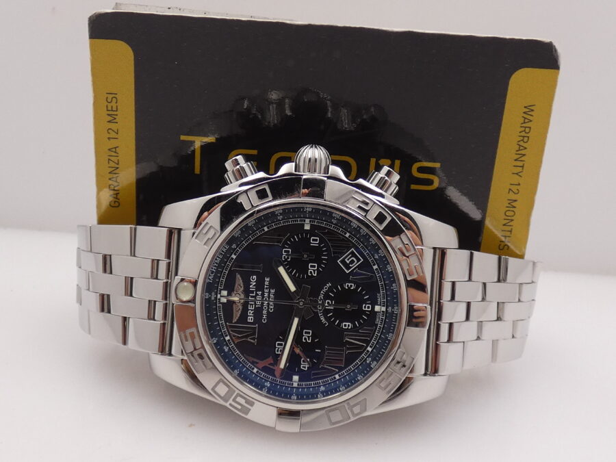 Breitling Chronomat Chronometre AB01111 Mop Dial With PAPERS Japan Limited Edition 500pcs anno 2018 - immagine 2