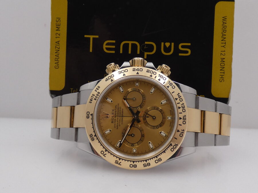 Rolex Daytona Cosmograph 116503 Anno 2022 Chromalight BOX&PAPERS 18Kt Gold&Steel Automatico - immagine 2