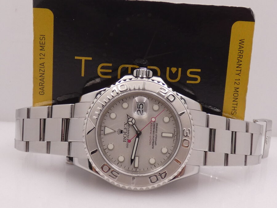 Rolex Yacht-Master 40 Rolesium Platinum 16622 Anno 2004 Automatico Oyster Bracelet Acciaio - immagine 2