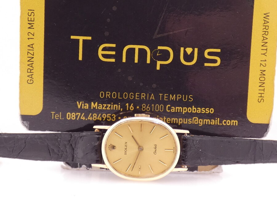 Rolex Orchid Lady 18Kt Solid Gold Hand Winding JUST SERVICED Anno 1981 Ref. 2667 - immagine 2