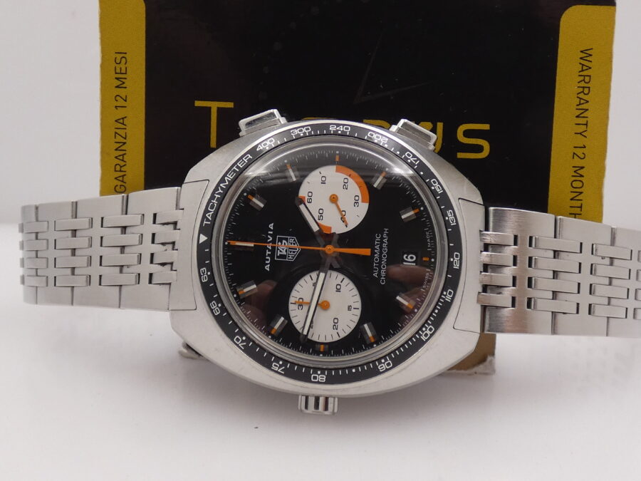 TAG Heuer Autavia Chrono 42mm CY2111 Never Polished BOX&PAPERS Automatico JUST SERVICED Anno 2004 - immagine 2