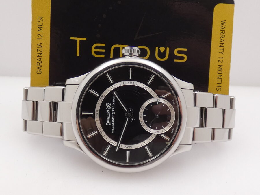 Eberhard & Co. Traversetolo 21116 BOX&PAPERS Anno 2022 Hand Winding With Bracelet Acciaio - immagine 2