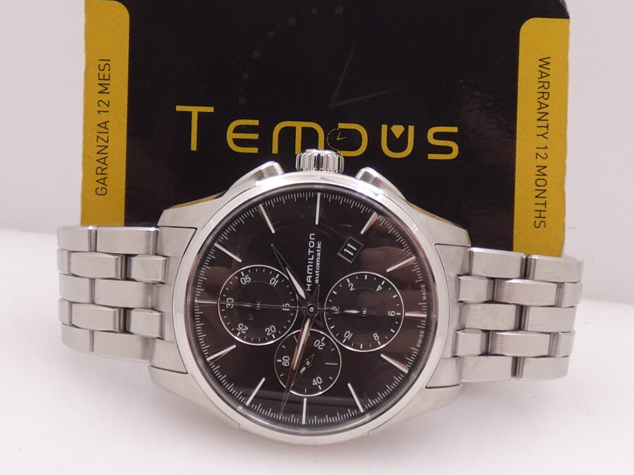 Hamilton Jazzmaster Auto Chrono Cronografo N.O.S Automatic BOX&PAPERS May 2025 Acciaio New Old Stock - immagine 2