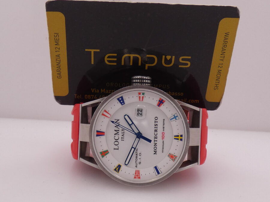 Locman Montecristo Yacht Club Titanio 44mm BOX&PAPERS White Dial Automatic S.I.O. Ref. 511 - immagine 2