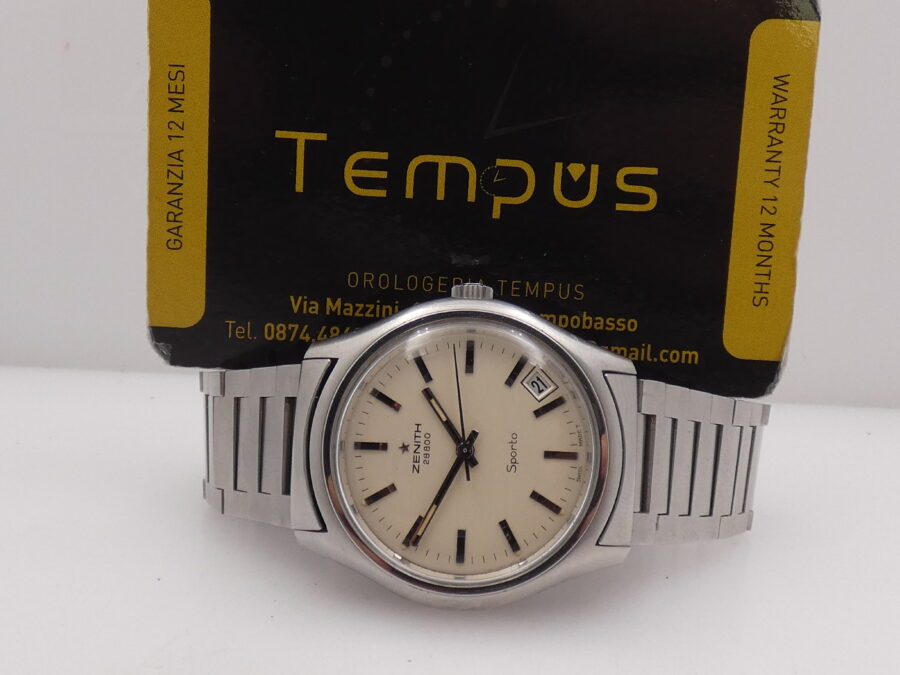 Zenith Stellina Sporto 28800 37mm Steel Anni '70s Hand Winding Cal. 2562C Ref. 01-1310-274 - immagine 2
