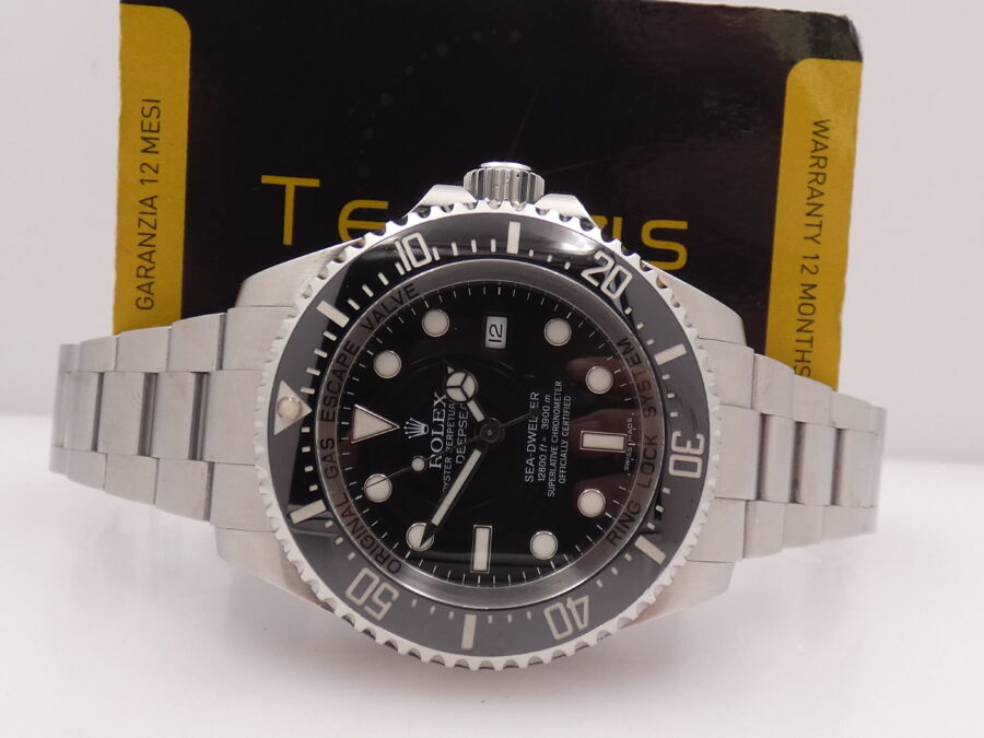 Rolex Sea-Dweller 4000 DEEPSEA 116660 Chromalight BOX&PAPERS ITALIA Anno 2012 Acciaio - immagine 2