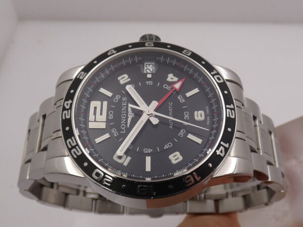 Longines Admiral GMT Automatico 42mm L3.668.4 con Scatola Anni '2000s With Bracelet Acciaio