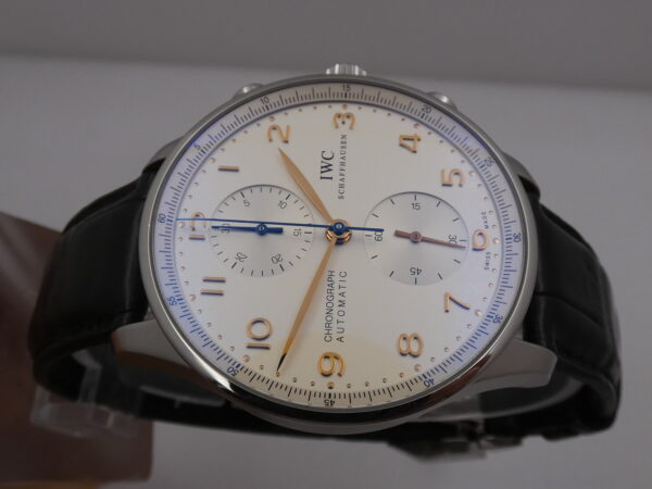 IWC Portuguese Cronografo IW3714 With PAPERS Anno 2018 Automatico Acciaio TOP CONDITION