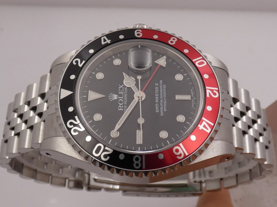 Rolex GMT-Master II Jubilee 16710 Coke BOX&PAPERS Never Polished ANNO 2001 Automatico Acciaio