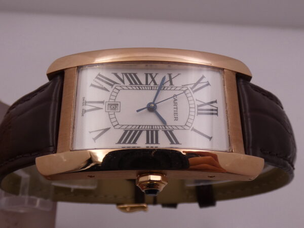 Cartier Rare Tank Americaine 18Kt Rose Gold With PAPERS Automatico Anno 2022 TOP CONDITION