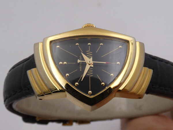 Hamilton Ventura Black Dial H241010 With PAPERS 18Kt G.F. Anno 2019 Orologio da Donna