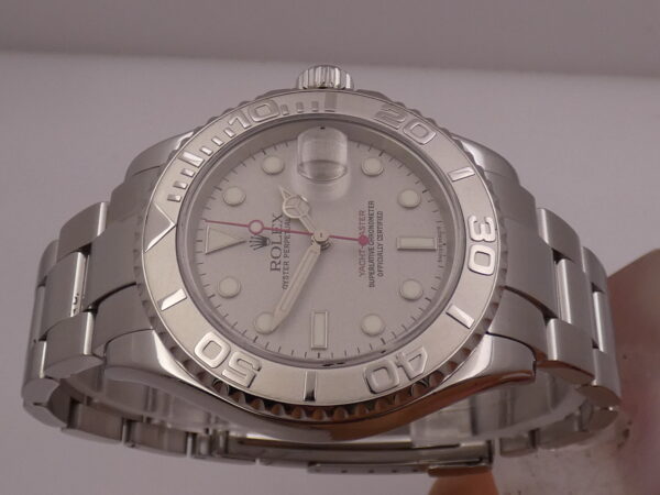 Rolex Yacht-Master 40 Rolesium Platinum 16622 Anno 2004 Automatico Oyster Bracelet Acciaio