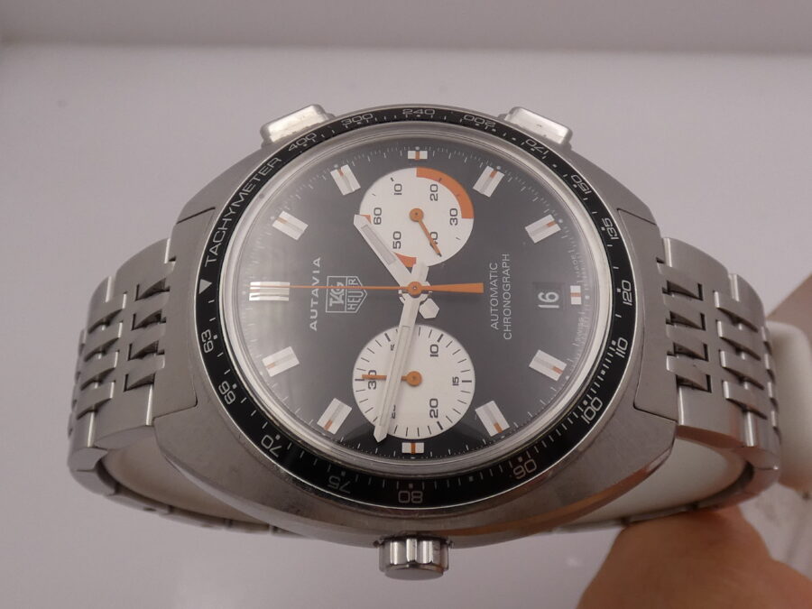 TAG Heuer Autavia Chrono 42mm CY2111 Never Polished BOX&PAPERS Automatico JUST SERVICED Anno 2004