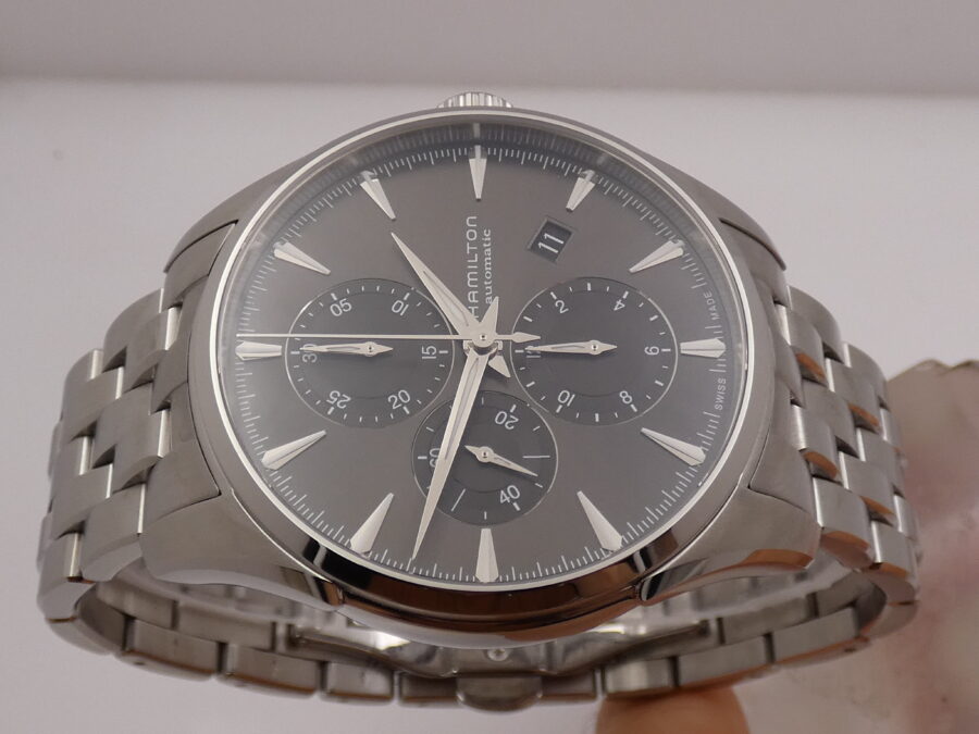 Hamilton Jazzmaster Auto Chrono Cronografo N.O.S Automatic BOX&PAPERS May 2025 Acciaio New Old Stock
