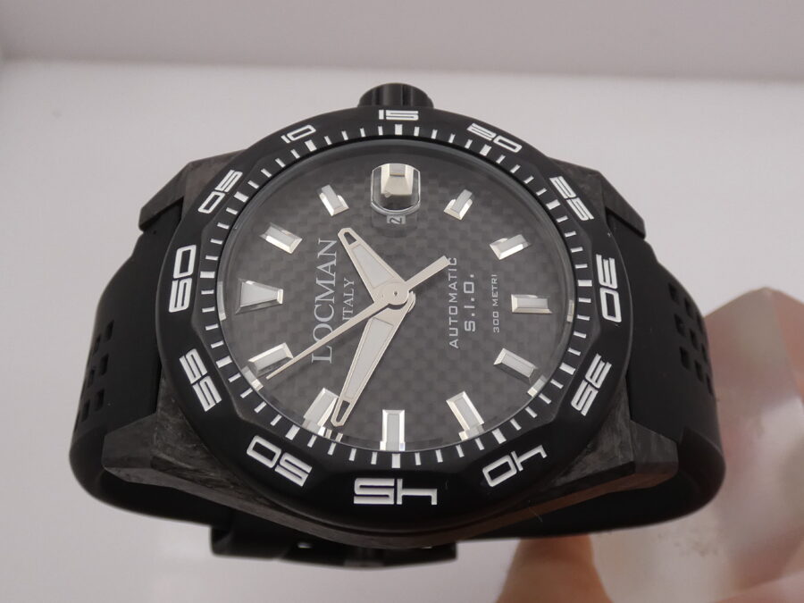 Locman Stealth Automatic S.I.O. Carbonio - Titanio LIKE NEW BOX&PAPERS Ref. 216