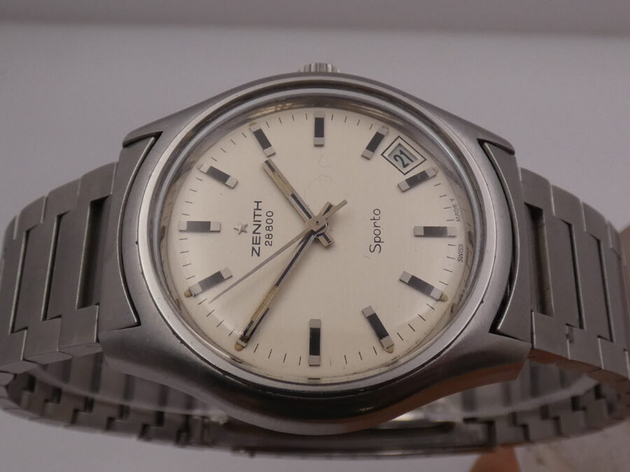 Zenith Stellina Sporto 28800 37mm Steel Anni '70s Hand Winding Cal. 2562C Ref. 01-1310-274