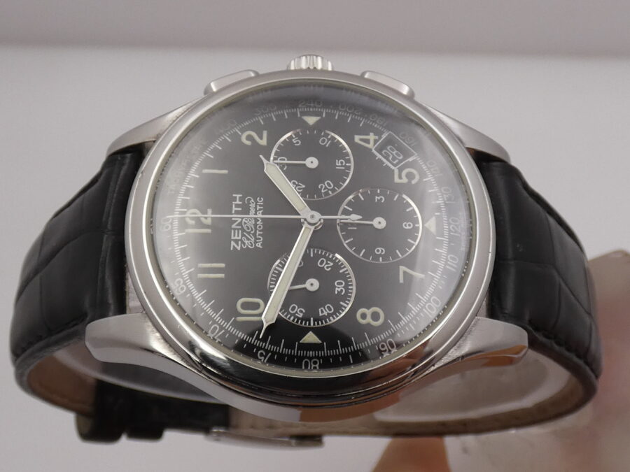 Zenith El Primero Chronografo 38mm 01.0500.400 Automatic Date Anni '2000s Acciaio
