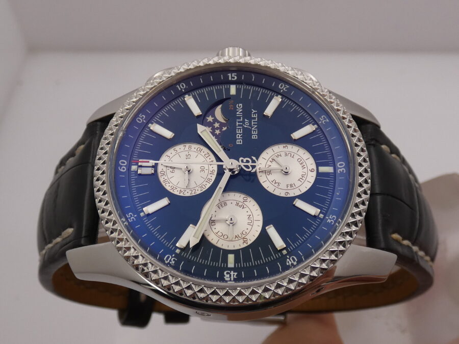 Cronografo Breitling Bentley Mark VI Triple Calendar Moonphases P19362 Platinum Bezel Special Edition With BOX
