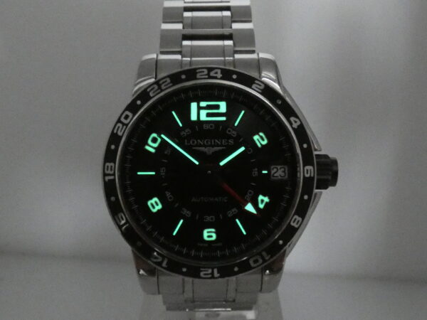 Longines Admiral GMT Automatico 42mm L3.668.4 con Scatola Anni '2000s With Bracelet Acciaio