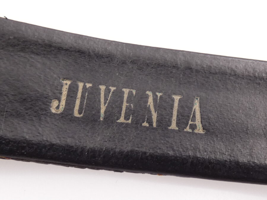 Juvenia New Old Stock 18Kt White Solid Gold Automatico Date Bark Bezel Anni'70 Never Worn - immagine 12