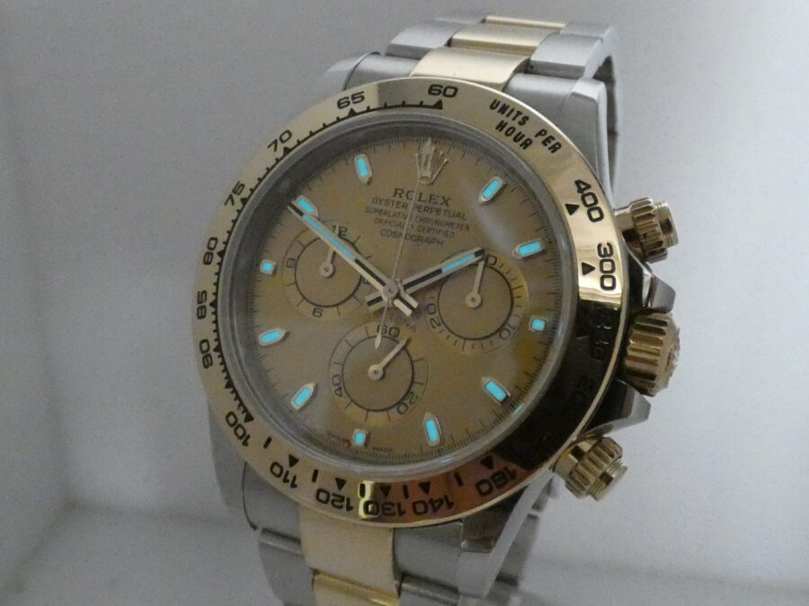 Rolex Daytona Cosmograph 116503 Anno 2022 Chromalight BOX&PAPERS 18Kt Gold&Steel Automatico - immagine 11