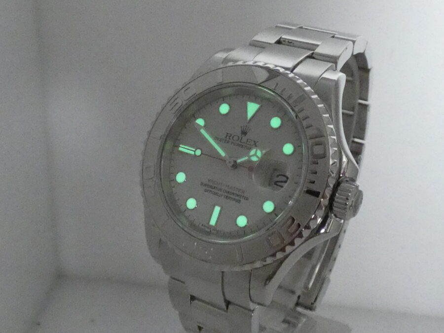 Rolex Yacht-Master 40 Rolesium Platinum 16622 Anno 2004 Automatico Oyster Bracelet Acciaio - immagine 11