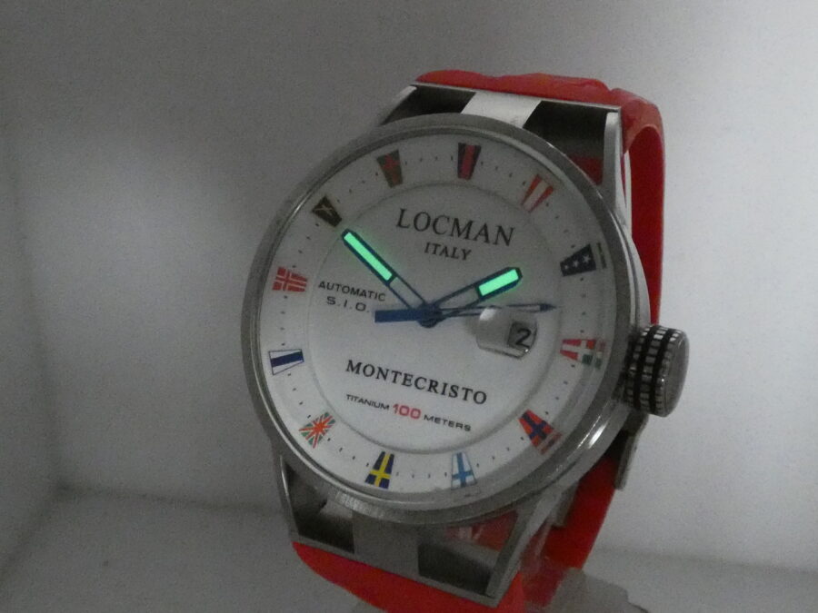 Locman Montecristo Yacht Club Titanio 44mm BOX&PAPERS White Dial Automatic S.I.O. Ref. 511 - immagine 11