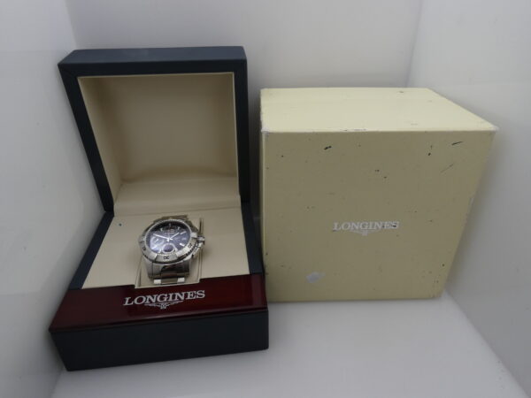 Longines HydroConquest Chronografo 300m Automatic With BOX Acciaio Anni'2000s With Bracelet
