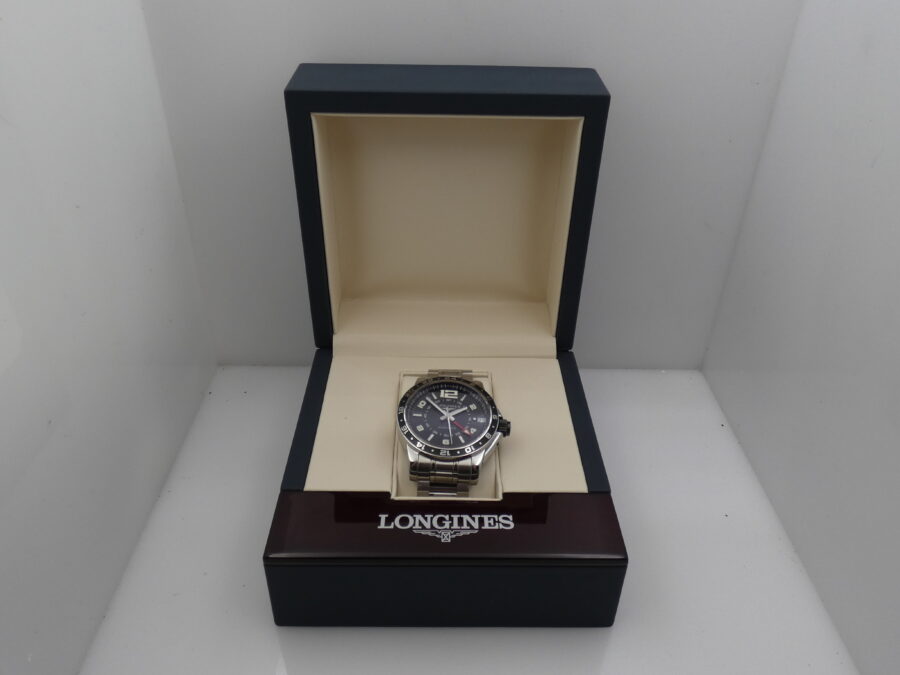Longines Admiral GMT Automatico 42mm L3.668.4 con Scatola Anni '2000s With Bracelet Acciaio - immagine 12