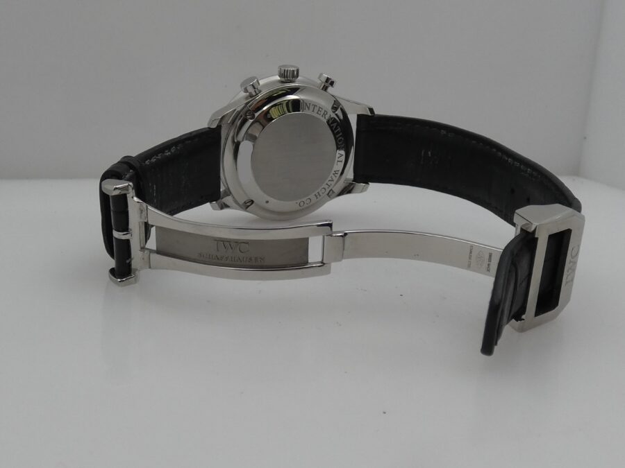 IWC Portuguese Cronografo IW3714 With PAPERS Anno 2018 Automatico Acciaio TOP CONDITION - immagine 12