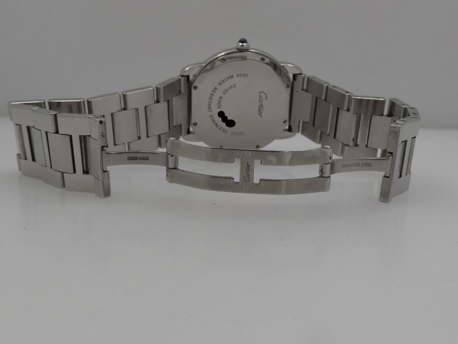 Cartier Ronde Solo de Cartier 2934 36mm With Bracelet Swiss Made Acciaio ANNI '2000s - immagine 12