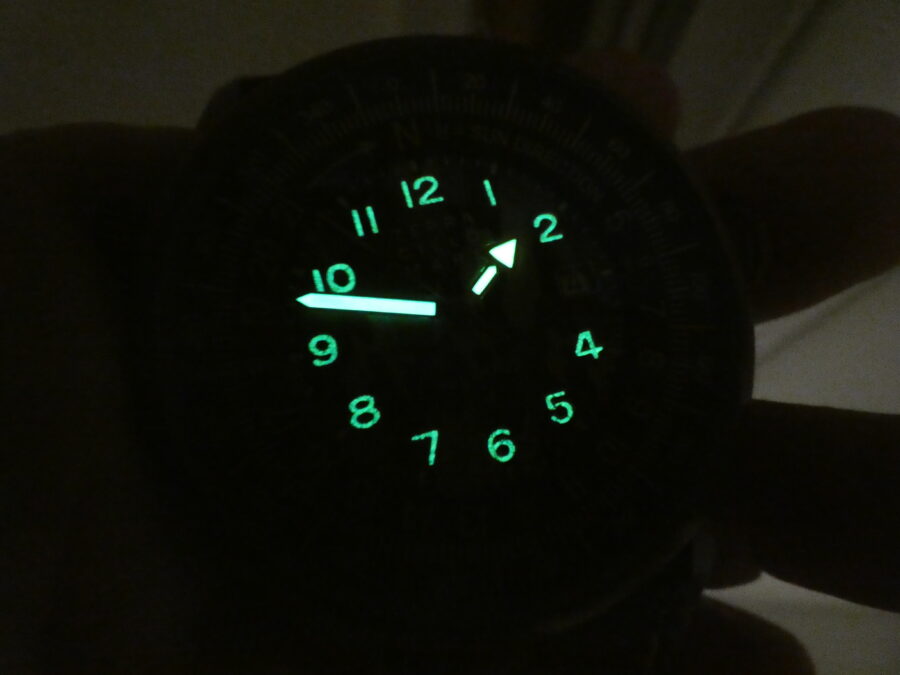 Terra Cielo Mare Orienteering Tundra N.O.S. BOX&PAPERS Titanium& Steel Mimetic Dial Automatico New Old Stock - immagine 12