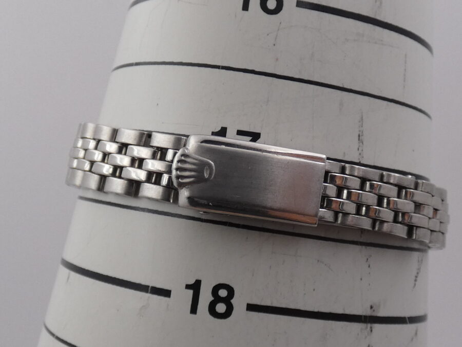 Rolex Oyster Perpetual Lady 6505 Automatico 18Kt Gold Bezel & Steel JUST SERVICED ANNO 1963 - immagine 12
