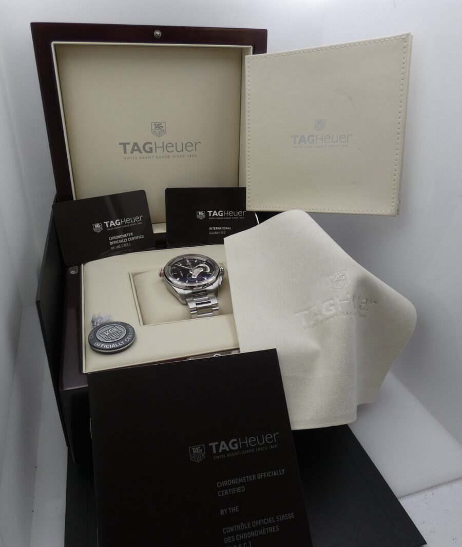 TAG Heuer Grand Carrera Calibre 36 El Primero Chrono BOX&PAPERS Cronometro COSC Automatic anno 2015 - immagine 12