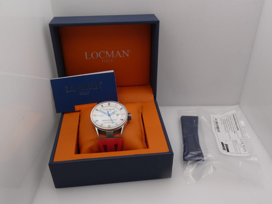 Locman Montecristo Yacht Club Titanio 44mm BOX&PAPERS White Dial Automatic S.I.O. Ref. 511 - immagine 12