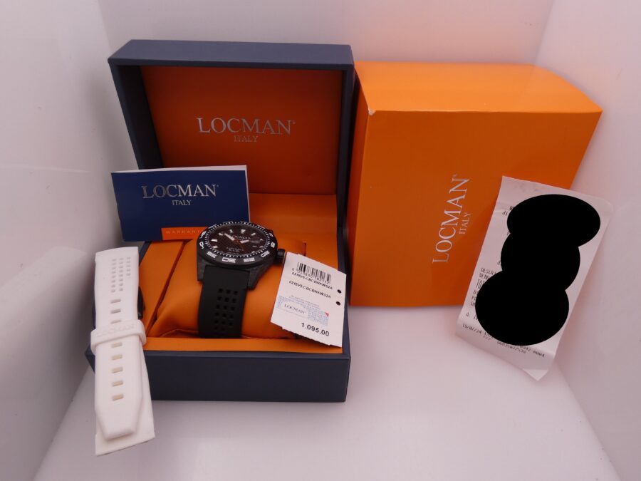 Locman Stealth Automatic S.I.O. Carbonio - Titanio LIKE NEW BOX&PAPERS Ref. 216 - immagine 12