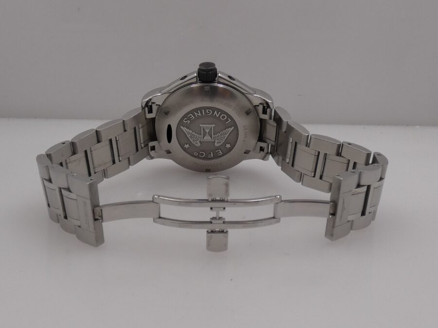 Longines Admiral GMT Automatico 42mm L3.668.4 con Scatola Anni '2000s With Bracelet Acciaio - immagine 13