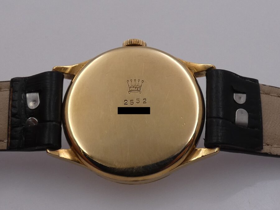 Rolex Precision Chronometer 2552 18Kt Solid Gold YEAR 1955 Manual Winding - immagine 15