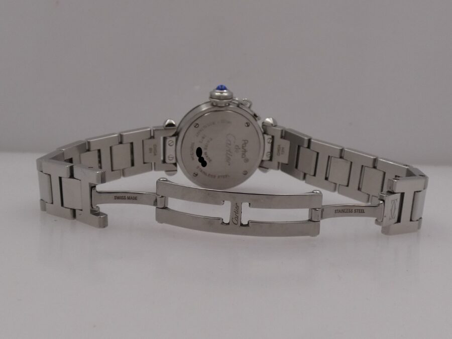 Cartier Pasha Miss Pasha Lady 2973 Silver Dial With Bracelet Acciaio Anni '2000 - immagine 13
