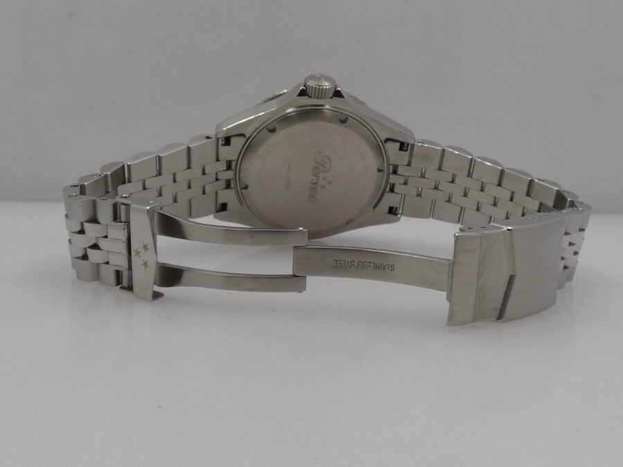 Perseo GMT Subaquatic Batman 200m 6785 NEW BOX&PAPERS Automatico Jubilee Bracelet Mai Indossato - immagine 13