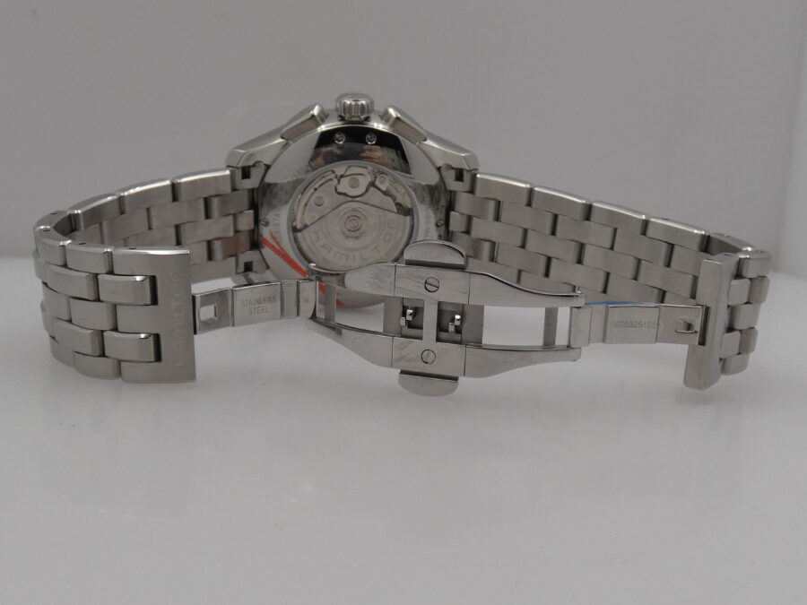 Hamilton Jazzmaster Auto Chrono Cronografo N.O.S Automatic BOX&PAPERS May 2025 Acciaio New Old Stock - immagine 13
