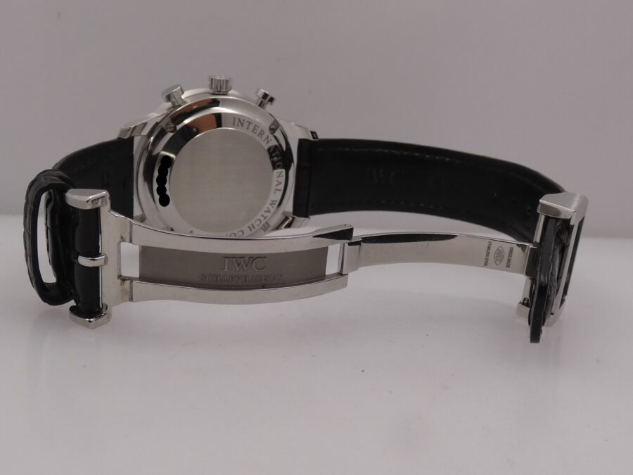 IWC Cronografo Portoghese IW371491 With PAPERS Automatico Anno 2019 TOP CONDITION Acciaio - immagine 13
