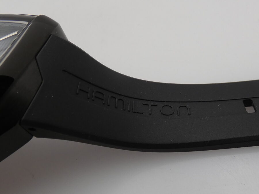 Hamilton Ventura Elvis80 Black Pvd H245850 NEW BOX&PAPERS Automatico Mai Indossato - immagine 13