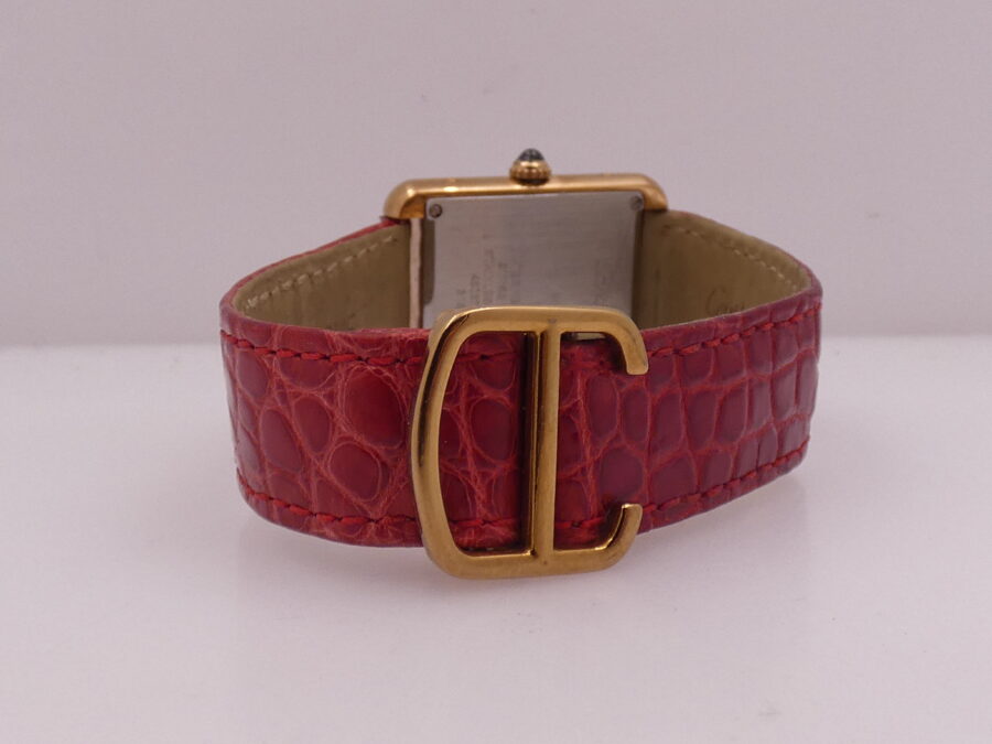 Cartier Tank Solo 3168 18Kt Rose Gold & Steel Roman Dial Swiss Made W5200002 - immagine 14