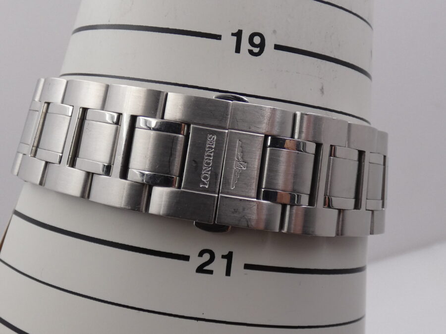 Longines Admiral GMT Automatico 42mm L3.668.4 con Scatola Anni '2000s With Bracelet Acciaio - immagine 14